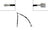 Dorman H620870 Brake Hydraulic Hose - Front Left