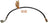 Dorman H620910 Brake Hydraulic Hose - Front Right