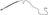 Dorman H621172 Brake Hydraulic Hose - Rear Right Outer