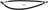 Dorman H621965 Brake Hydraulic Hose - Rear Left