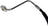 Dorman H622394 Brake Hydraulic Hose - Rear Left