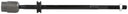 Delphi TA1478 Steering Tie Rod End - Inner