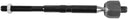Delphi TA3620 Steering Tie Rod End - Inner