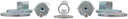 Delphi TAL10012 Alignment Cam Bolt Kit - Front