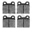 Dynamite Friction 1115-0030-00 Disc Brake Pad Set - Front or Rear