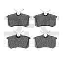 Dynamic Friction 1115-0340-00 Disc Brake Pad Set - Rear