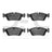 Dynamite Friction 1115-0558-00 Disc Brake Pad Set - Front