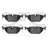 Dynamite Friction 1115-0692-00 Disc Brake Pad Set - Rear