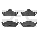 Dynamic Friction 1115-0760-00 Disc Brake Pad Set - Front