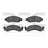 Dynamite Friction 1214-0050-00 Disc Brake Pad Set - Front