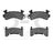 Dynamite Friction 1214-0154-00 Disc Brake Pad Set - Front