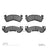 Dynamite Friction 1214-0614-00 Disc Brake Pad Set - Front