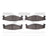 Dynamite Friction 1214-0632-00 Disc Brake Pad Set - Front