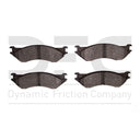 Dynamic Friction 1214-0702-00 Disc Brake Pad Set - Front