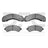 Dynamite Friction 1214-0717-00 Disc Brake Pad Set - Front or Rear
