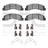 Dynamite Friction 1214-0756-01 Disc Brake Pad Set - Front