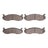 Dynamite Friction 1214-0788-00 Disc Brake Pad Set - Front