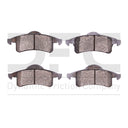 Dynamic Friction 1214-0791-00 Disc Brake Pad Set - Rear