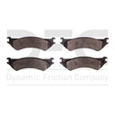 Dynamic Friction 1214-0802-00 Disc Brake Pad Set - Rear