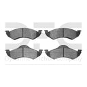 Dynamic Friction 1214-0820-00 Disc Brake Pad Set - Front