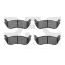 Dynamic Friction 1214-0881-00 Disc Brake Pad Set - Rear