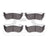 Dynamite Friction 1214-0964-00 Disc Brake Pad Set - Rear