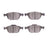 Dynamite Friction 1214-0970-00 Disc Brake Pad Set - Front