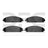Dynamite Friction 1214-1058-00 Disc Brake Pad Set - Front