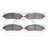 Dynamite Friction 1214-1068-00 Disc Brake Pad Set - Rear