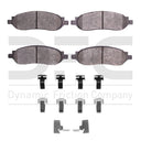Dynamic Friction 1214-1068-01 Disc Brake Pad Set - Rear
