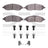 Dynamite Friction 1214-1068-01 Disc Brake Pad Set - Rear