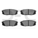 Dynamic Friction 1214-1304-00 Disc Brake Pad Set - Rear