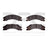 Dynamite Friction 1214-1329-00 Disc Brake Pad Set - Rear