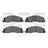 Dynamite Friction 1214-1399-00 Disc Brake Pad Set - Front