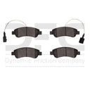 Dynamic Friction 1214-1490-00 Disc Brake Pad Set - Rear