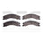 Dynamite Friction 1214-1565-00 Disc Brake Pad Set - Front or Rear