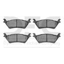 Dynamic Friction 1214-1602-00 Disc Brake Pad Set - Rear