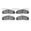 Dynamic Friction 1214-1680-00 Disc Brake Pad Set - Front