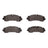 Dynamite Friction 1214-2281-00 Disc Brake Pad Set - Rear