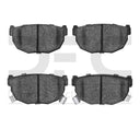 Dynamic Friction 1310-0272-00 Disc Brake Pad Set - Rear