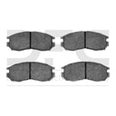 Dynamic Friction 1310-0484-00 Disc Brake Pad Set - Front