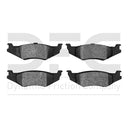 Dynamic Friction 1310-0512-00 Disc Brake Pad Set - Rear