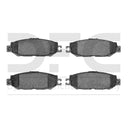Dynamic Friction 1310-0613-00 Disc Brake Pad Set - Rear