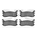 Dynamic Friction 1310-0636-00 Disc Brake Pad Set - Rear