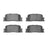 Dynamite Friction 1310-0885-00 Disc Brake Pad Set - Rear