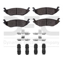 Dynamic Friction 1310-0898-01 Disc Brake Pad Set - Rear