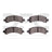 Dynamite Friction 1310-0974-00 Disc Brake Pad Set - Rear