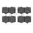 Dynamite Friction 1310-0976-00 Disc Brake Pad Set - Front