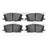 Dynamite Friction 1310-1005-00 Disc Brake Pad Set - Front
