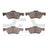 Dynamite Friction 1310-1047-20 Disc Brake Pad Set - Front